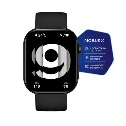 RELOJ SMARTWATCH NOBLEX SW120BN BLUETOOTH