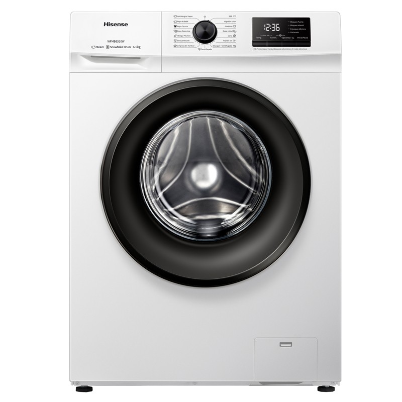 LAVARROPAS HISENSE WFMB6510W 6.5 KG. 1000 RPM BCO