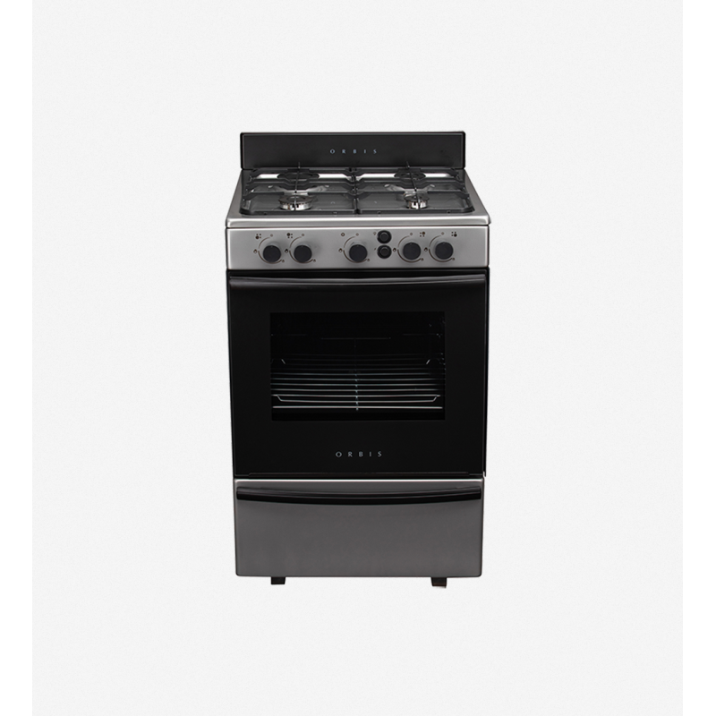 COCINA ORBIS 858AP4 4 H. 55 CM. BIGAS ACERO