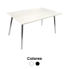 MESA COMEDOR SIT MOBILI 120 CM + 4 SILLAS BLANCO
