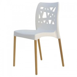 MESA COMEDOR SIT MOBILI 120 CM + 4 SILLAS BLANCO
