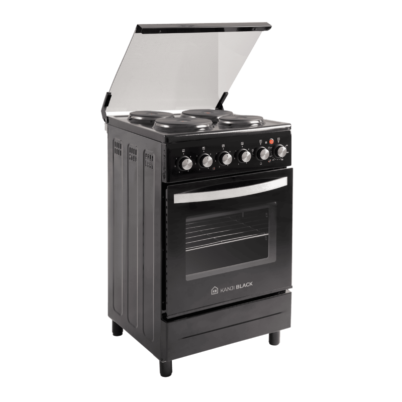 COCINA KANJI KJH-EKB001 4 H. 50 CM ELECTRICA NEGRO