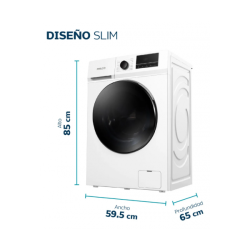 LAVARROPAS PHILCO PHLFA11C3ABN 11 KG. 1400 RPM BCO