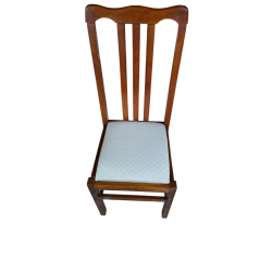 SILLA TAPIZADA S/APOYABRAZOS