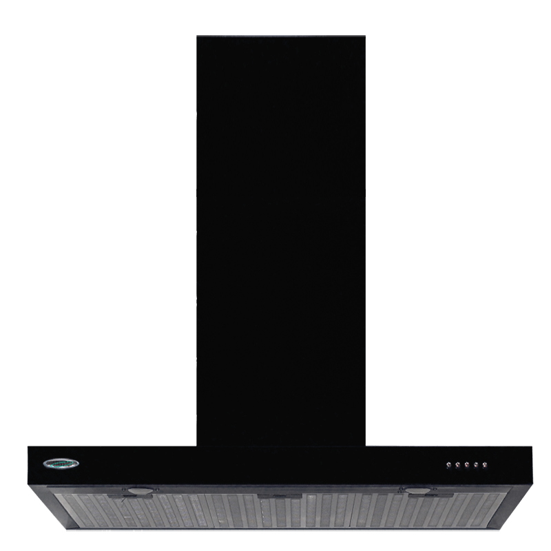 CAMPANA MARALDI SLIM BLACK C/LUZ 3 V. 60 CM. NEGRO