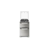 COCINA ELECTROLUX 56DXQ 4 H. 56 CM. INOX. MULTIGAS
