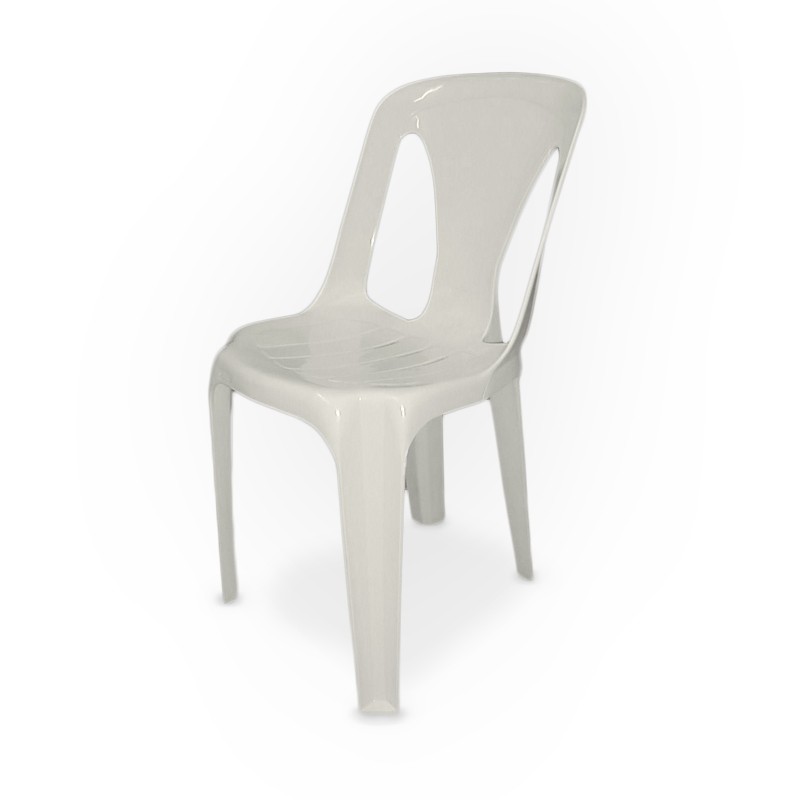 SILLA PVC MUNRO AMADEUS S/APOYABRAZSOS BLANCO