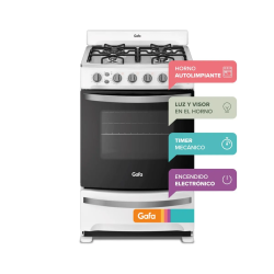 COCINA GAFA CGB56 4 H. 55 CM C/LUZ C/ENC. MULTIGAS