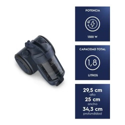 ASPIRADORA ELECTROLUX ABS05 S/BOLSA 1600 W.