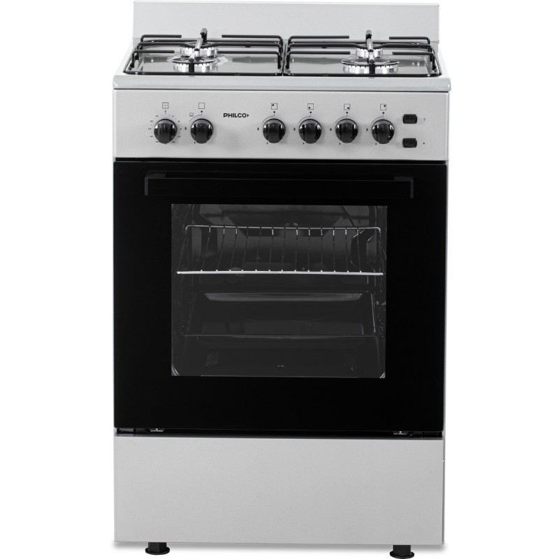 COCINA PHILCO PHCM56PM 4H. 56 CM. PLATA MULTIGAS