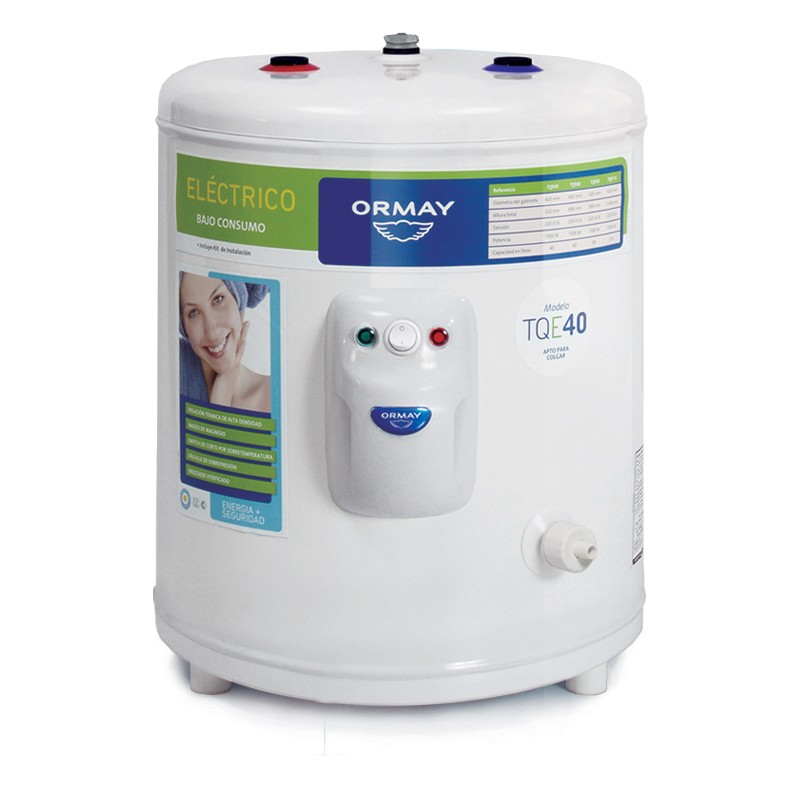 TERMOT. ORMAY TQE40 DUAL 40 LTS. ELECTRICO