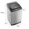 LAVARROPAS GAFA FUZZY FIT GRIS 7 KG. C/SUPERIOR