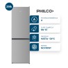 HELADERA PHILCO PHNC304P 299 LTS. NO FROST PLATA