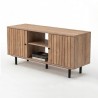 MESA TV GACELA FUKUOKA 2 PUERTAS ROBLE MIEL