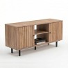 MESA TV GACELA FUKUOKA 2 PUERTAS ROBLE MIEL