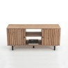 MESA TV GACELA FUKUOKA 2 PUERTAS ROBLE MIEL