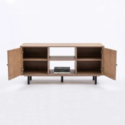 MESA TV GACELA FUKUOKA 2 PUERTAS ROBLE MIEL