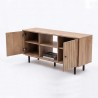MESA TV GACELA FUKUOKA 2 PUERTAS ROBLE MIEL