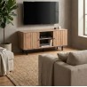 MESA TV GACELA FUKUOKA 2 PUERTAS ROBLE MIEL