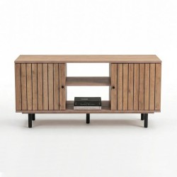MESA TV GACELA FUKUOKA 2 PUERTAS ROBLE MIEL