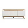 MESA TV GACELA NORDEN 3 PUERTAS BLANCO/NATURAL