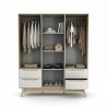 PLACARD GACELA STRAND 6 P. 4 C. BLANCO/NATURAL
