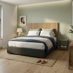 RESPALDO SOMMIER GACELA YUKI 150 CM. ROBLE MIEL