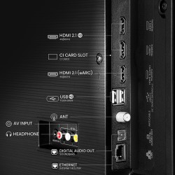 SMART TV HISENSE 55" 9155Q6N QLED 4K GOOGLE TV