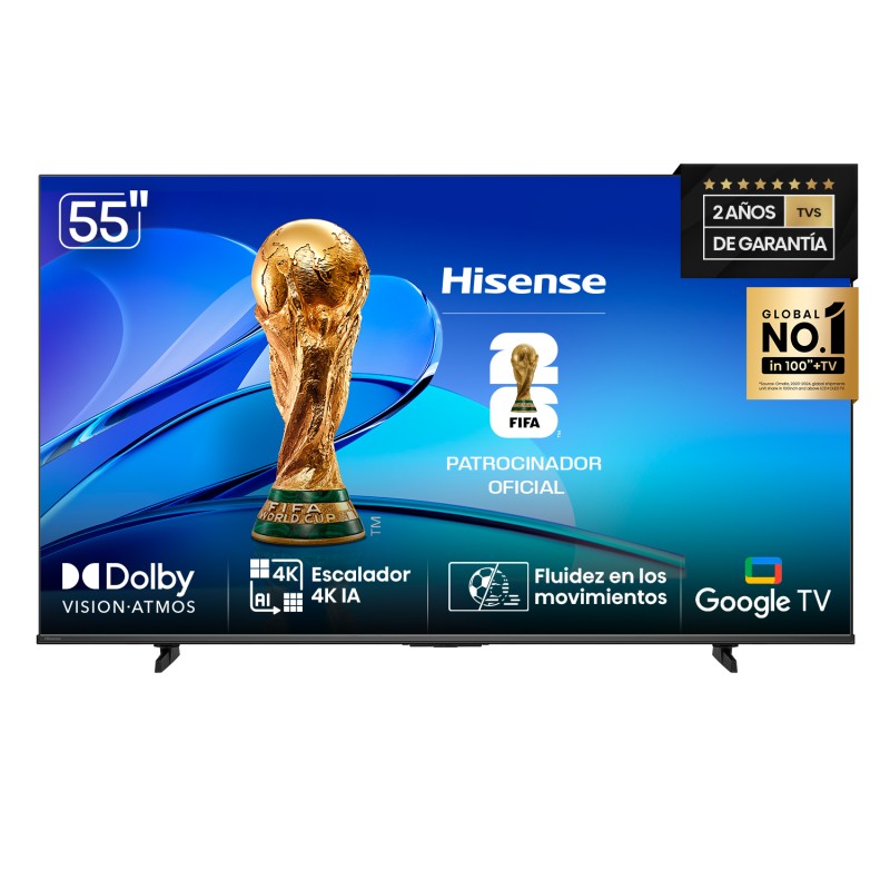 SMART TV HISENSE 55" 9155Q6N QLED 4K GOOGLE TV