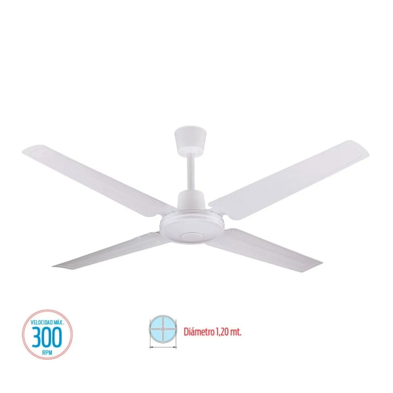 VENTILADOR DE TECHO LILIANA VTHB104 4 P. S/LUZ