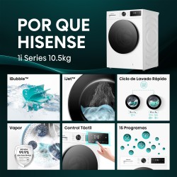 LAVARROPAS HISENSE WF1I1141BW 10.5 KG 1400 RPM C/F
