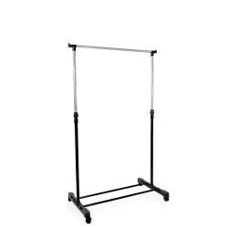 PERCHERO METALICO UTILE CON BARRAL NEGRO