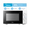MICROONDAS MIDEA MW-MN120WAR1 20 LTS. MECANICO