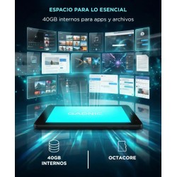 TABLET GADNIC TABI0008 7" 4GB/40GB + AURICULARES