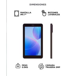 TABLET GADNIC TABI0008 7" 4GB/40GB + AURICULARES