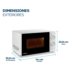 MICROONDAS PHILCO MPHRW20UAN 20 LTS. BLANCO