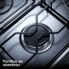COCINA ELECTROLUX F5ETM 76 CM. INOX. MULTIGAS